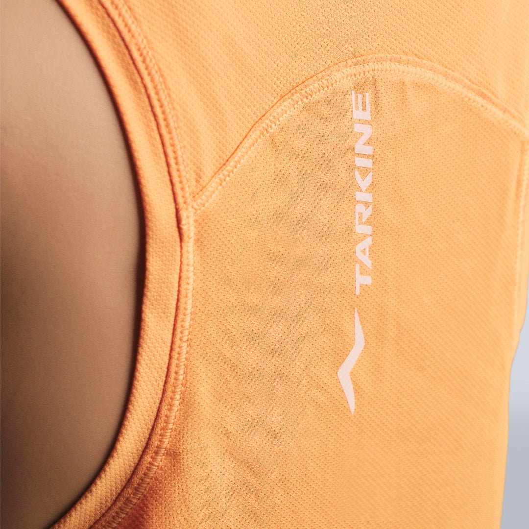 Eco-Friendly Women's Lightweight Running Singlet - Breathable Peach Color for Jogging, Gym & Outdoor Sports