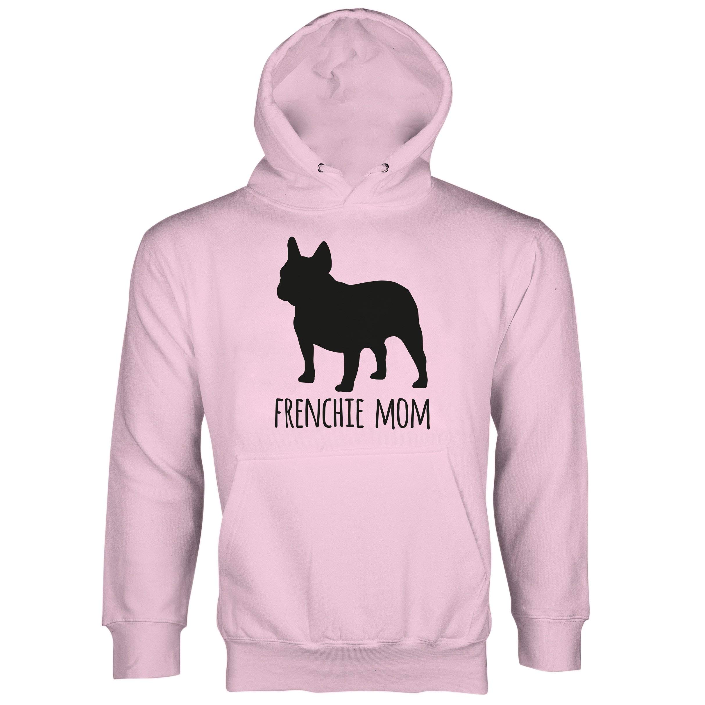 Frenchie Mom Hoodie - French Bulldog Owner Gifts for Women - Cozy Pullover Sweatshirt for Dog Lovers - Perfect for Casual Wear & Dog Park Outings