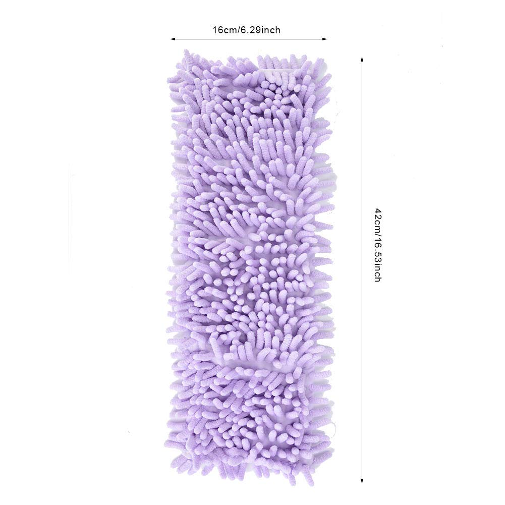 Washable & Reusable Flat Mop Pads - Microfiber Floor Cleaning Pads Replacement for Hardwood, Tile & Laminate Floors - Perfect for Kitchen, Bathroom & Pet Hair Cleaning