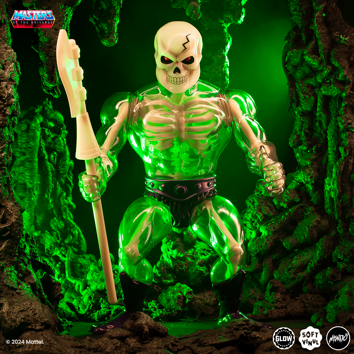 Masters of the Universe Scareglow Soft Vinyl Figure - Limited Timed Edition Collectible Toy for Display & Gift Giving