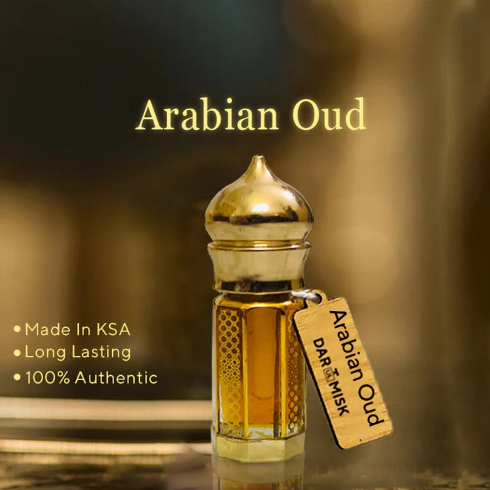 12ml Arabian Oud Perfume Oil - Premium Saudi Arabian Fragrance (Made in KSA) - Best Selling Luxury Scent for Men & Women - Perfect for Gifts, Special Occasions & Daily Wear