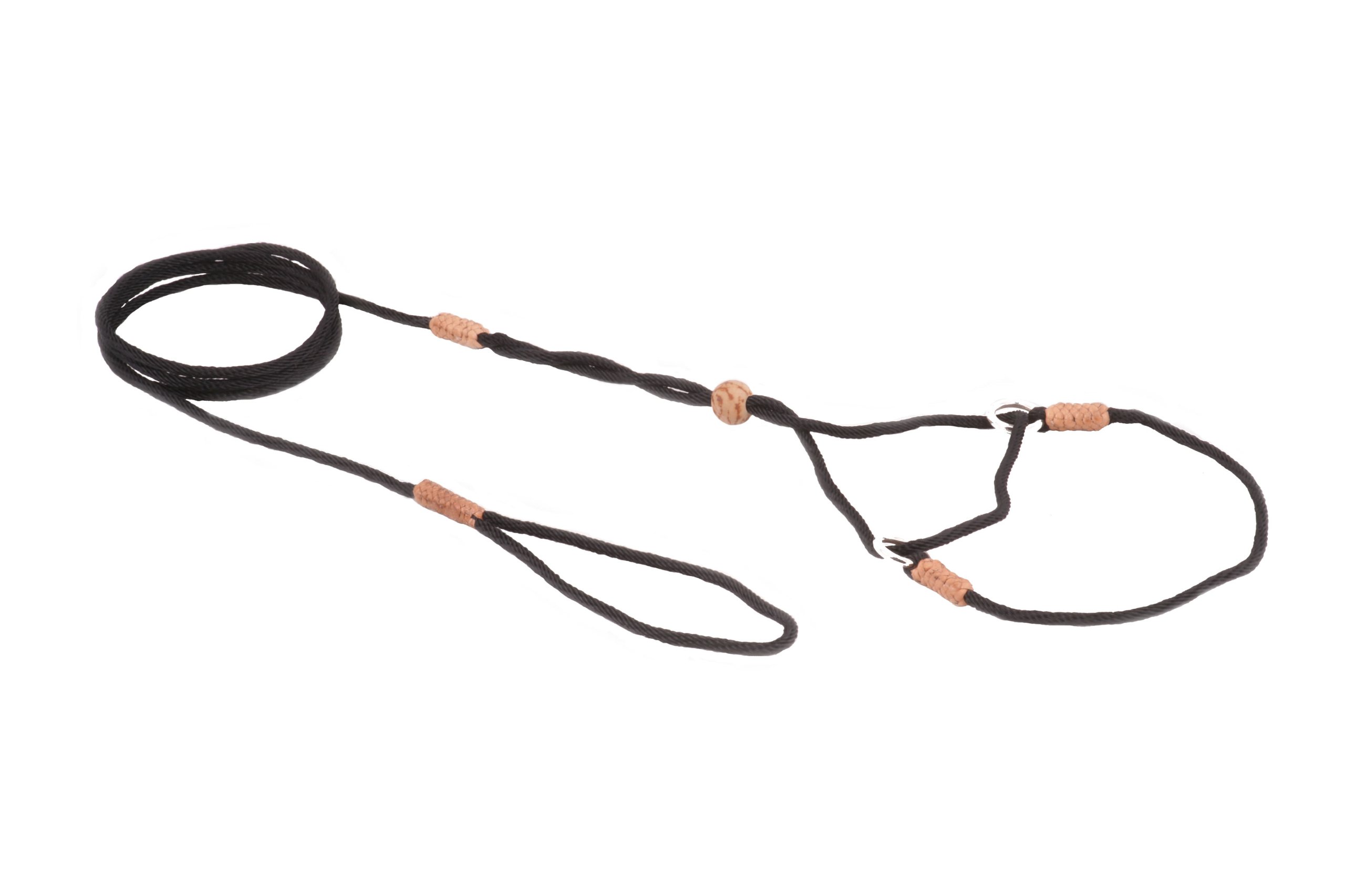 Premium Martingale Dog Leash with Adjustable Collar - Soft Nylon Training Leash for Small & Medium Dogs - Includes Tagua Bead Stopper - Ideal for Walking, Obedience Training & Outdoor Adventures