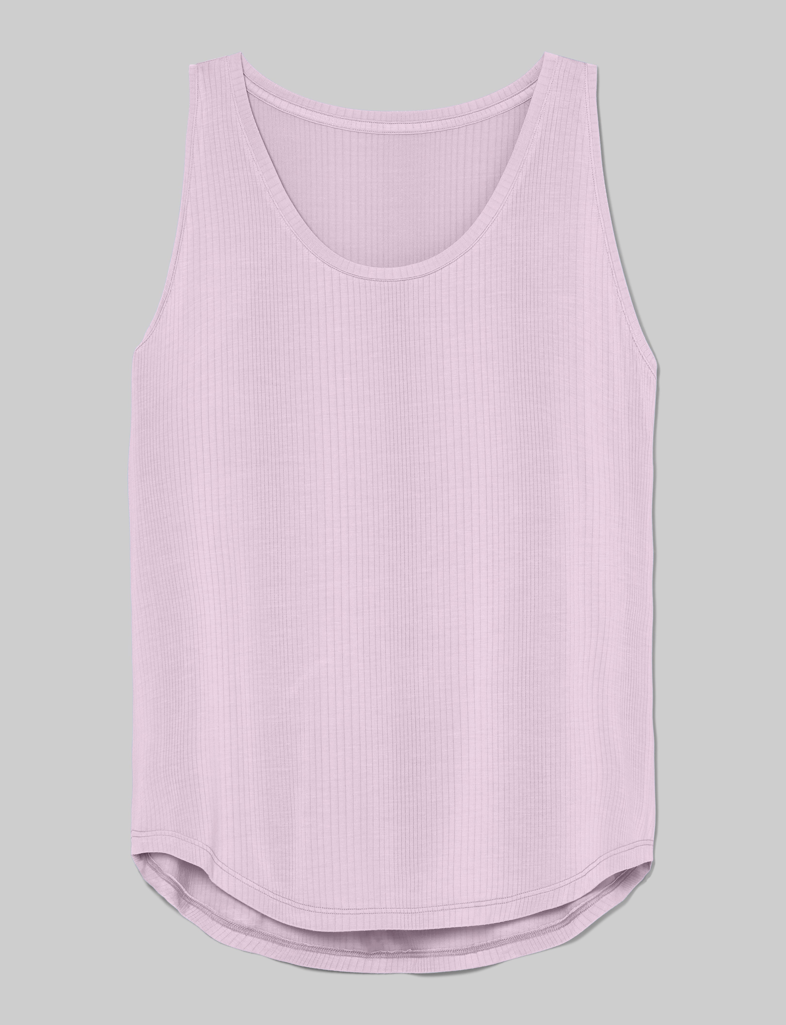 Women's Second Skin Luxe Rib Sleep Tank - Soft Comfortable Sleepwear for Nightwear & Lounge - Perfect for Bedtime, Relaxing at Home, and Travel