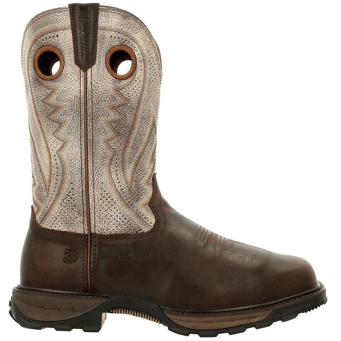 Maverick XP Composite Toe Met Guard Ventilated Western Work Boots for Men - Safety Work Shoes for Construction, Oil Rig & Ranch - Comfortable & Durable for Long Shifts