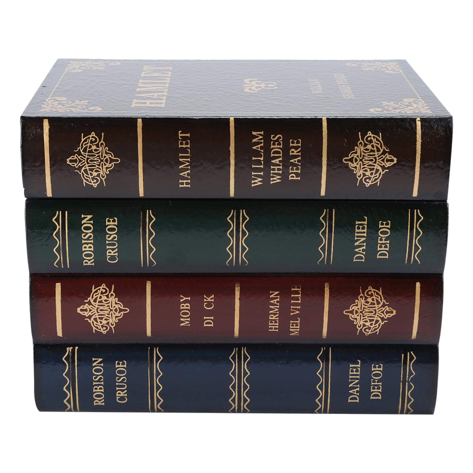 Wooden Book-Shaped Jewelry Box - Hidden Storage for Home Decor