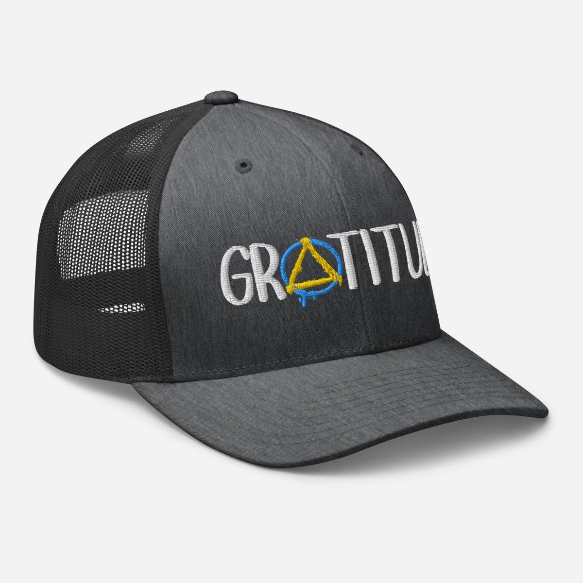 Grateful Trucker Hat - Adjustable Snapback Cap for Men & Women - Perfect for Outdoor Activities, Hiking, and Casual Wear