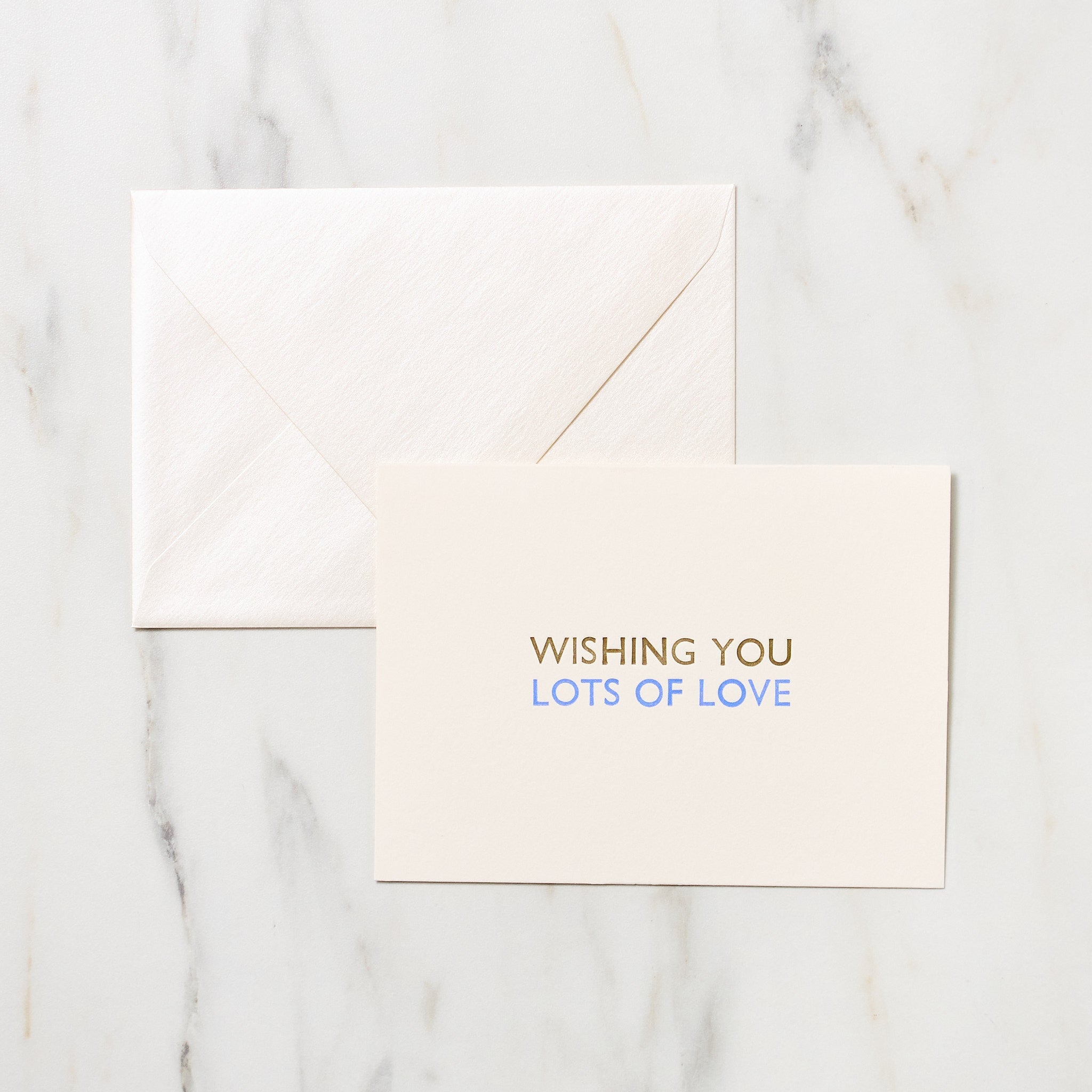 Wishing You Lots of Love Greeting Cards | Handmade Letterpress Cards for Birthdays, Anniversaries & Special Occasions