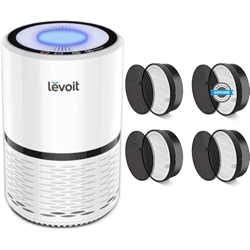 LEVOIT LV-H132 Air Purifier with HEPA Filter for Home, Bedroom, Office - Quiet, Allergies, Dust, Smoke, Pet Dander Removal - Perfect for Allergy Sufferers & Asthma Relief