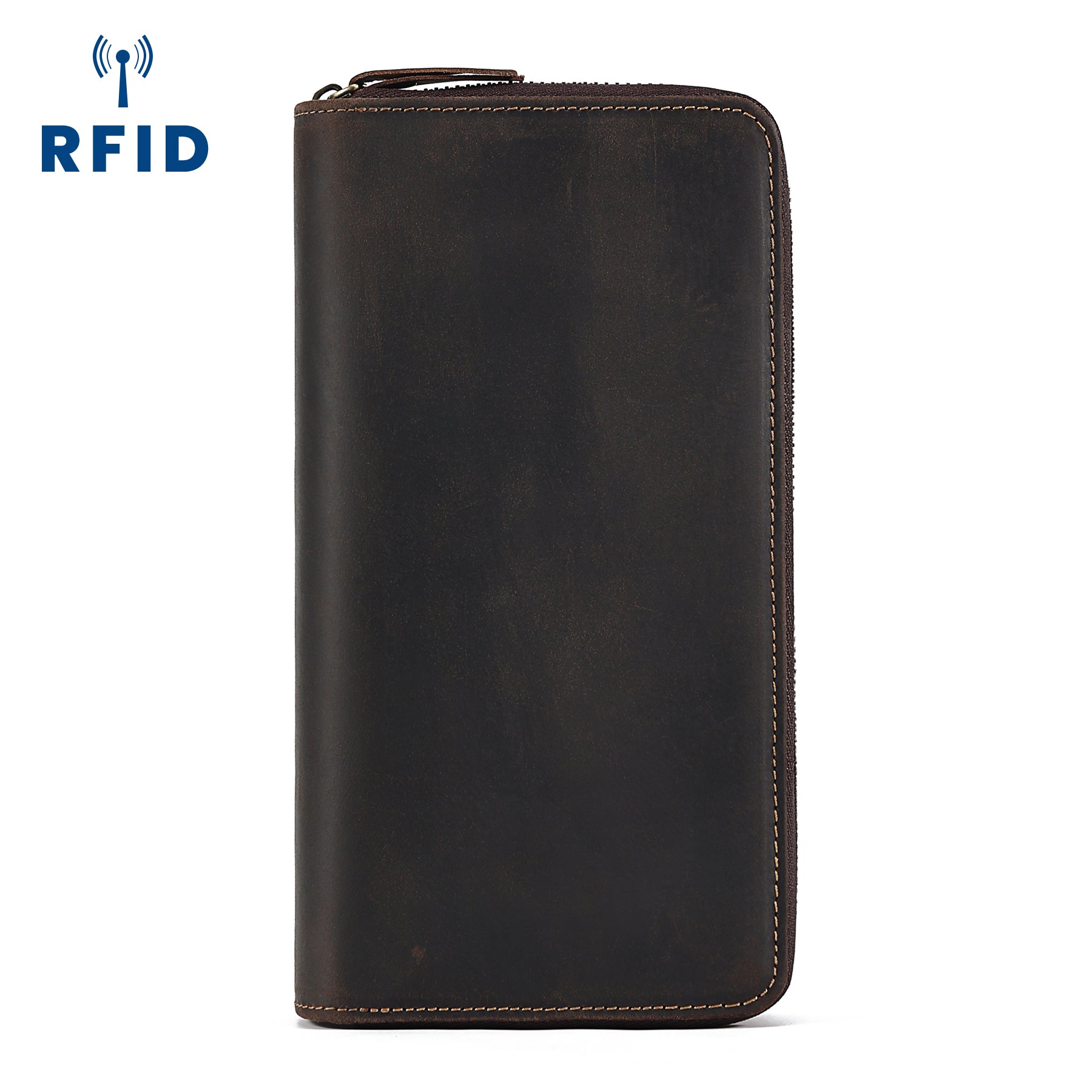 Men's RFID Blocking Slim Wallet - Secure & Compact Leather Card Holder for Credit Cards & Cash - Perfect for Travel, Business & Everyday Use