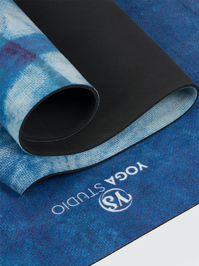 Eco-Friendly Vegan Suede Microfiber Yoga Mat 4mm - Non-Slip, Cushioned for Hot Yoga, Pilates & Home Workouts - Perfect for Beginners & Professionals