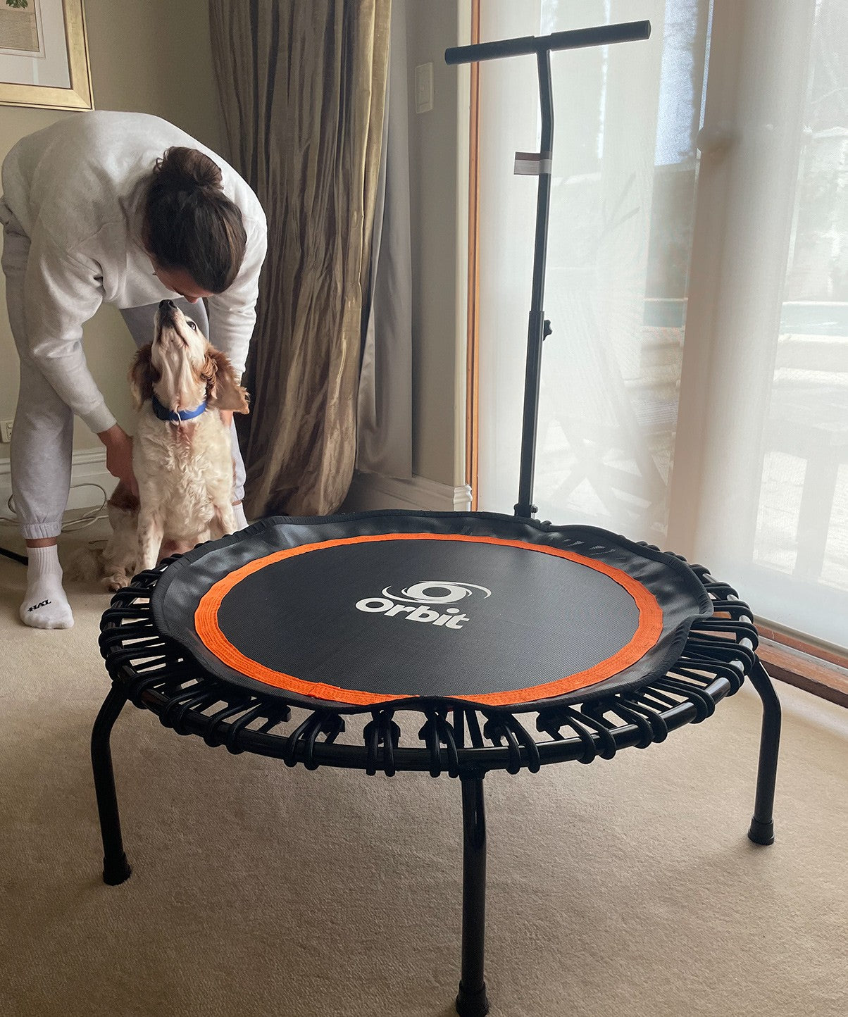 Rebounder Complete Package - Mini Trampoline for Fitness & Home Workouts | Perfect for Cardio, Jump Training & Family Fun