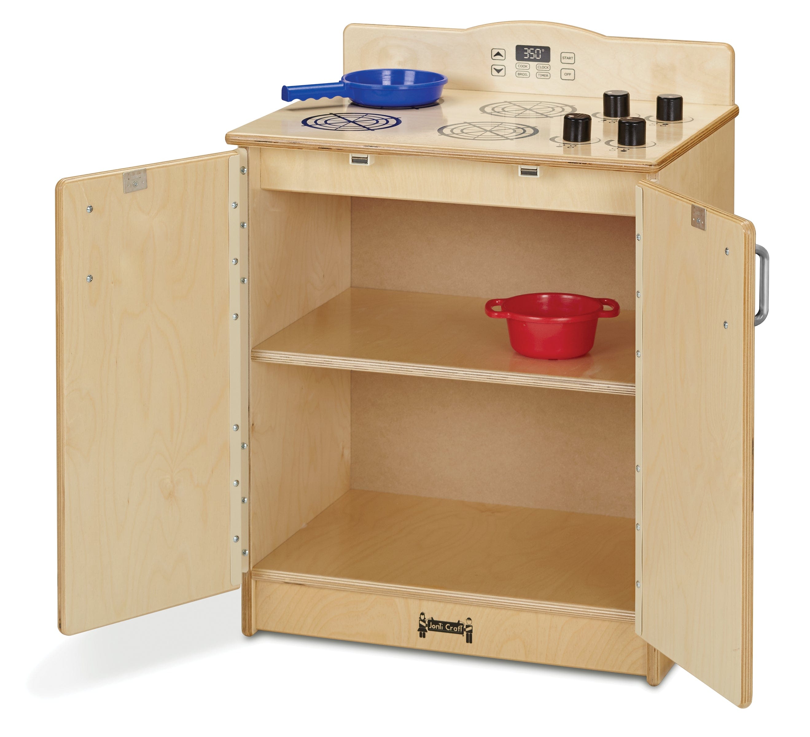 Premium 3-Piece Kitchen Playset for Kids by Jonti Craft - Pretend Play Cooking Toy for Toddlers & Preschoolers | Perfect for Daycare, Preschool & Home Playroom