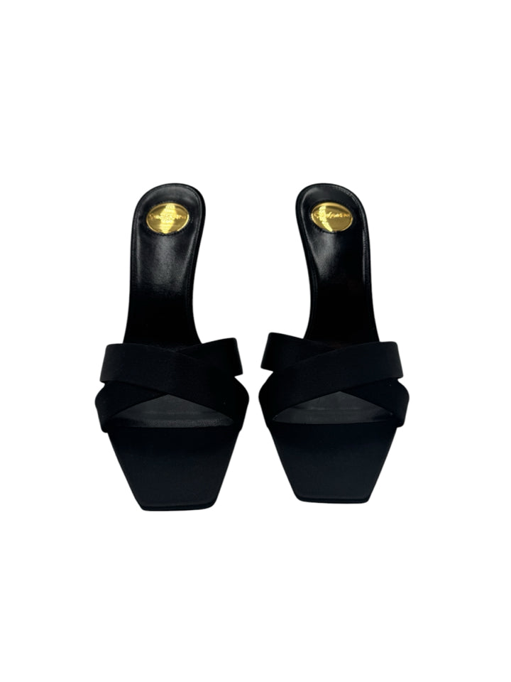 YSL Opyum 85 Mule Women's Shoes - Size 37.5 (US 7.5) | Luxury High Heel Sandals for Parties, Weddings & Evening Events