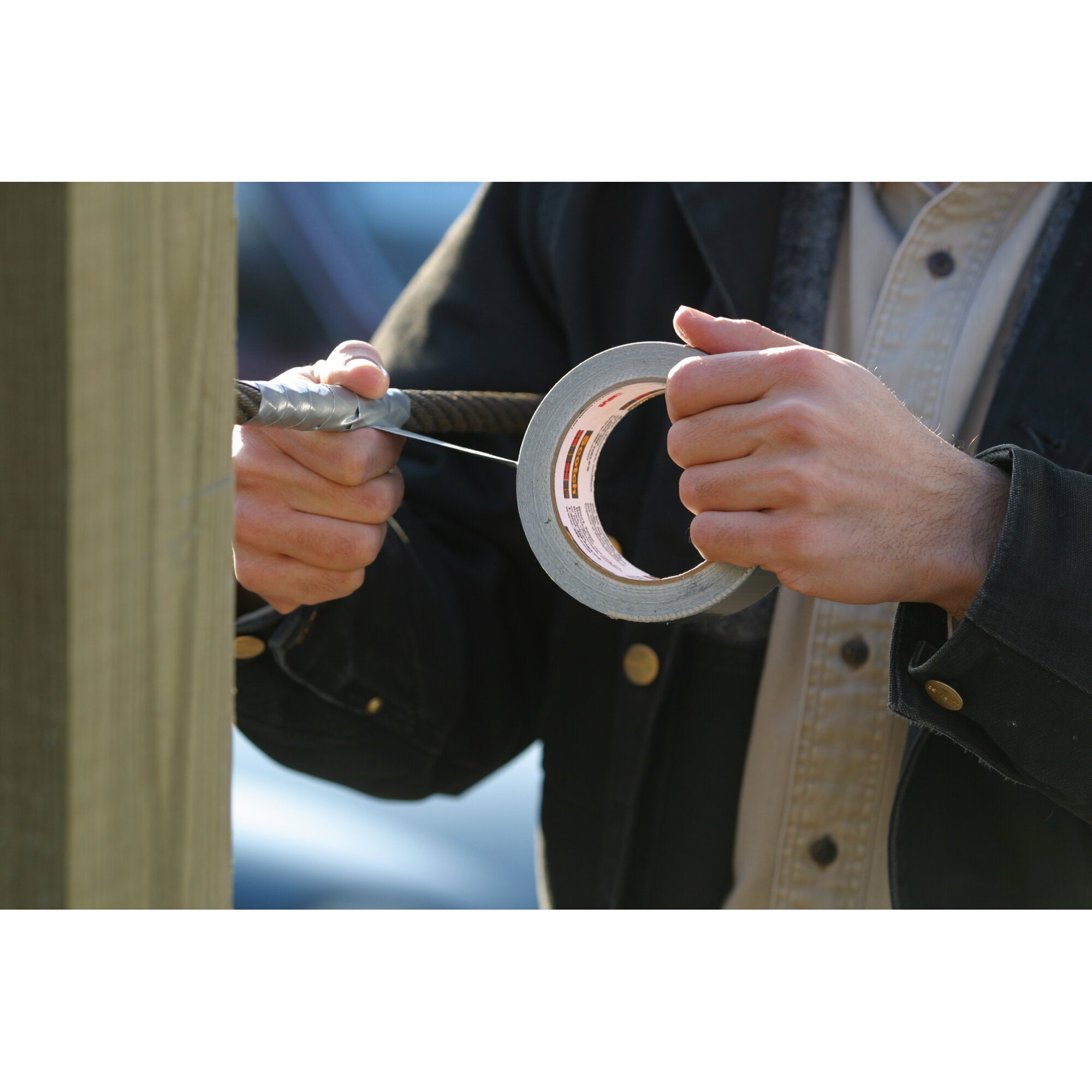 3M All Weather Duct Tape 2540, 1.88 in x 40 yd (48 mm x 36.5 m) - Heavy Duty Waterproof Tape for Outdoor Repairs, Sealing & DIY Projects - Perfect for Home, Garage, Camping & Emergency Fixes