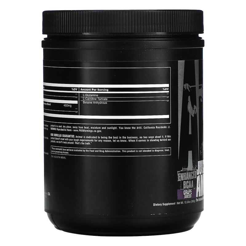 Animal Juiced Aminos 368g - Premium BCAA Amino Acid Supplement for Muscle Recovery & Growth - Ideal for Workout, Gym & Fitness Enthusiasts