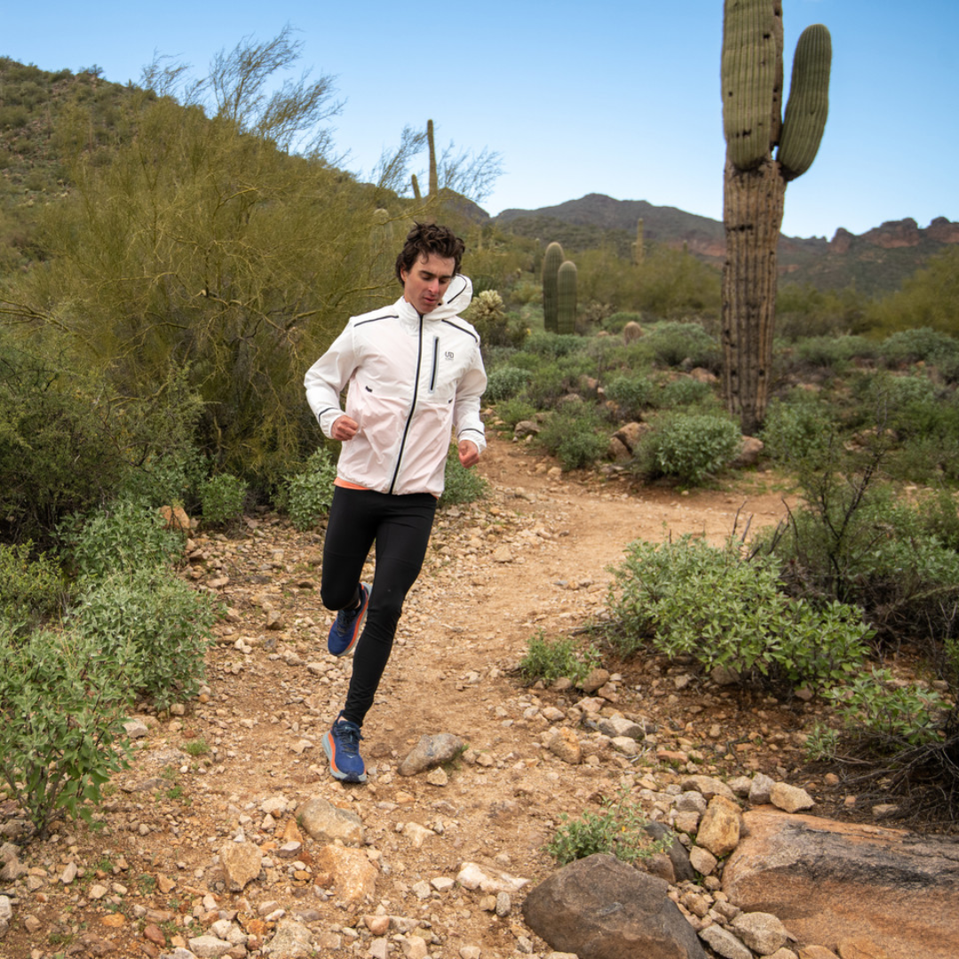 Ultimate Direction Men's Aerolight Wind Jacket - Lightweight Running Jacket for Outdoor Activities, Hiking & Trail Running - Water-Resistant & Breathable Windbreaker