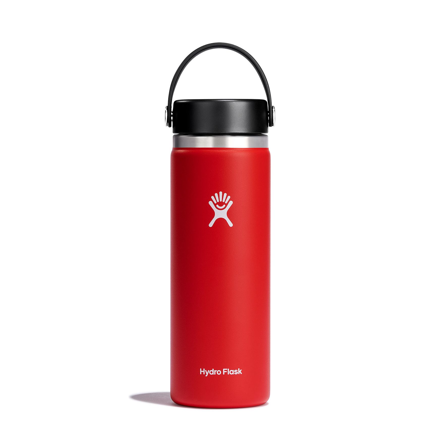 20 oz Wide Mouth Water Bottle - BPA Free, Leak Proof Stainless Steel Insulated Water Bottle for Gym, Hiking & Outdoor Activities