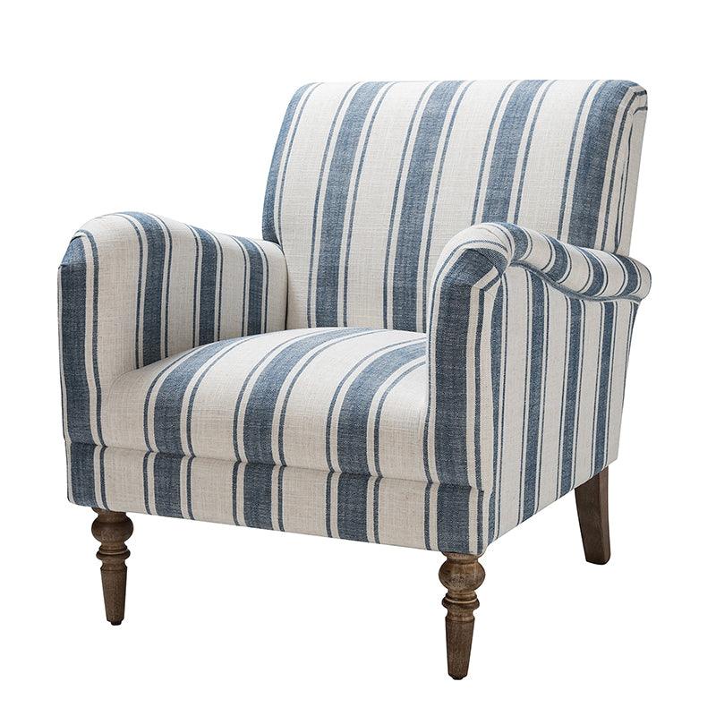 Quentin Upholstered Armchair - Modern Accent Chair for Living Room, Bedroom & Office - Comfortable Lounge Chair with Soft Fabric & Sturdy Wooden Legs