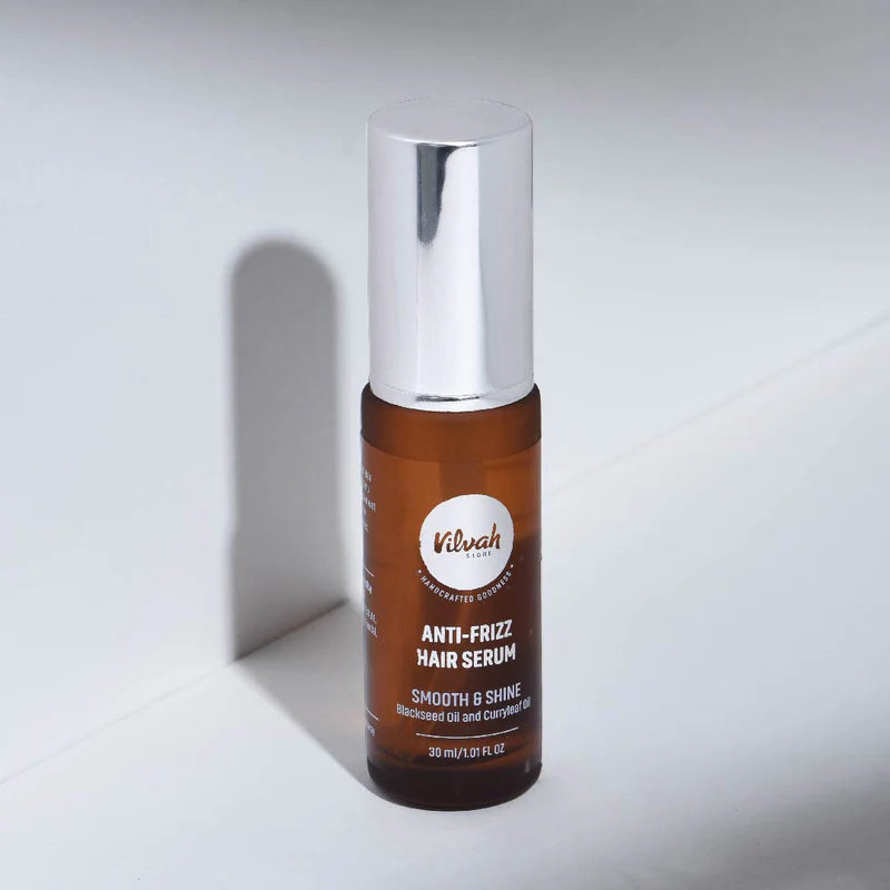 Best Anti Frizz Hair Serum for Smooth & Shiny Hair - Frizz Control & Hydration Treatment - Perfect for Dry, Damaged & Curly Hair - Salon Quality at Home
