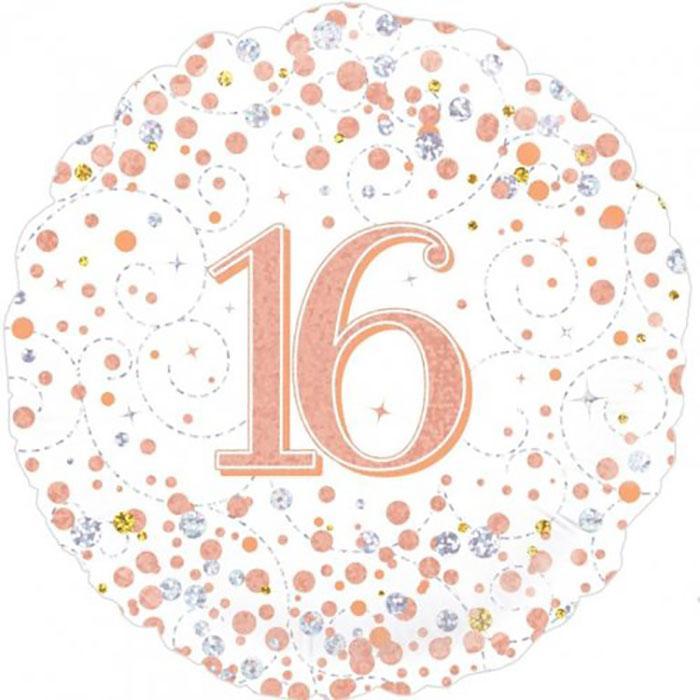 18 Rose Gold Foil Balloons for Happy Birthday & Milestone Celebrations - Perfect for Parties, Anniversaries, and Special Events