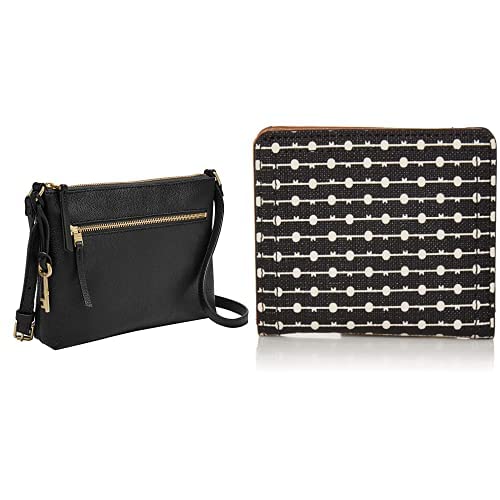 Fossil Women's Fiona Crossbody Purse - Large & Small Leather Handbag for Women | Stylish Everyday Bag for Work, Travel & Shopping