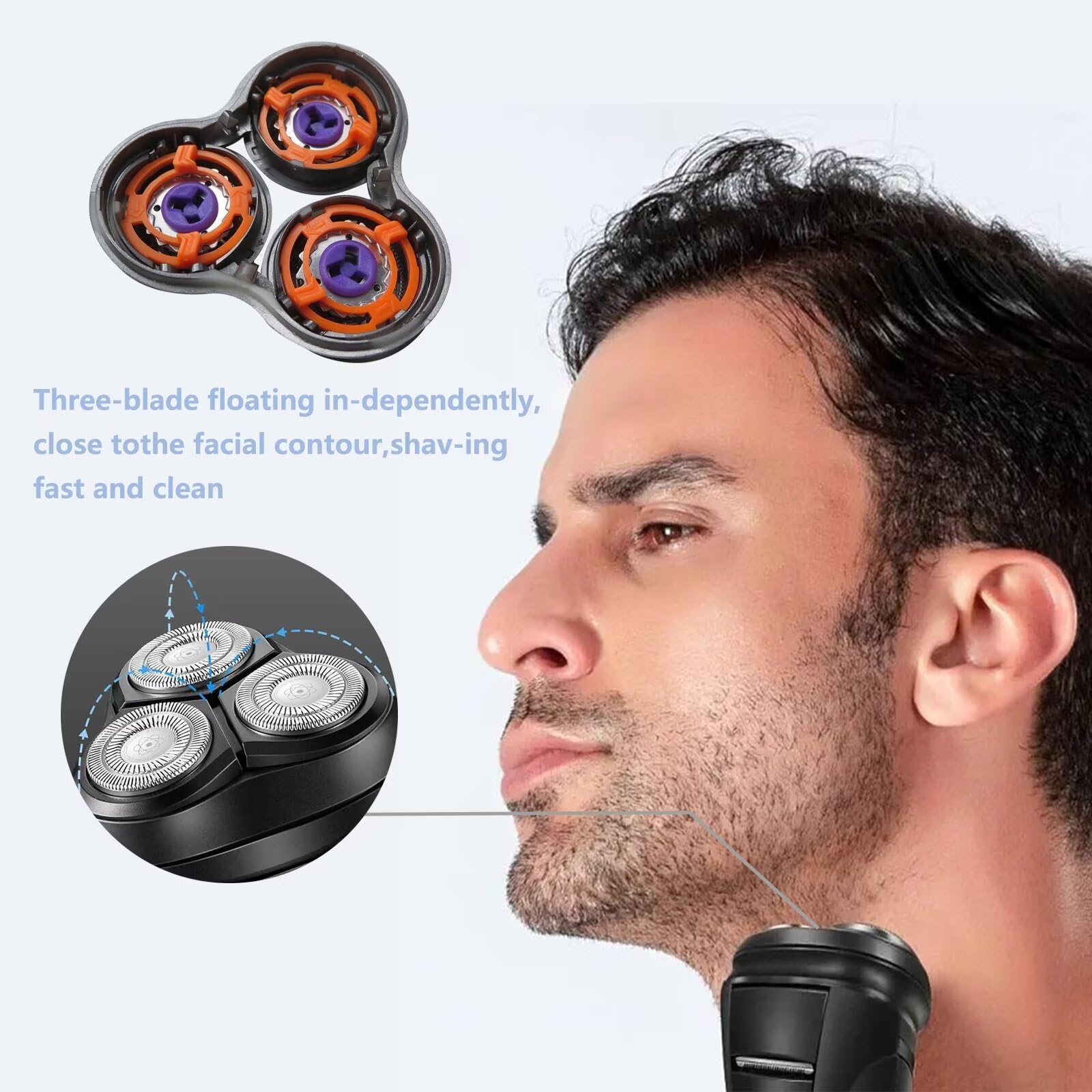 Upgraded SH98/72 SP9800 Replacement Shaver Head for Philips Series 9000 Prestige - Compatible with SH98/72, SP9820 & SP9860 Razors - Perfect for Home, Travel & Daily Grooming
