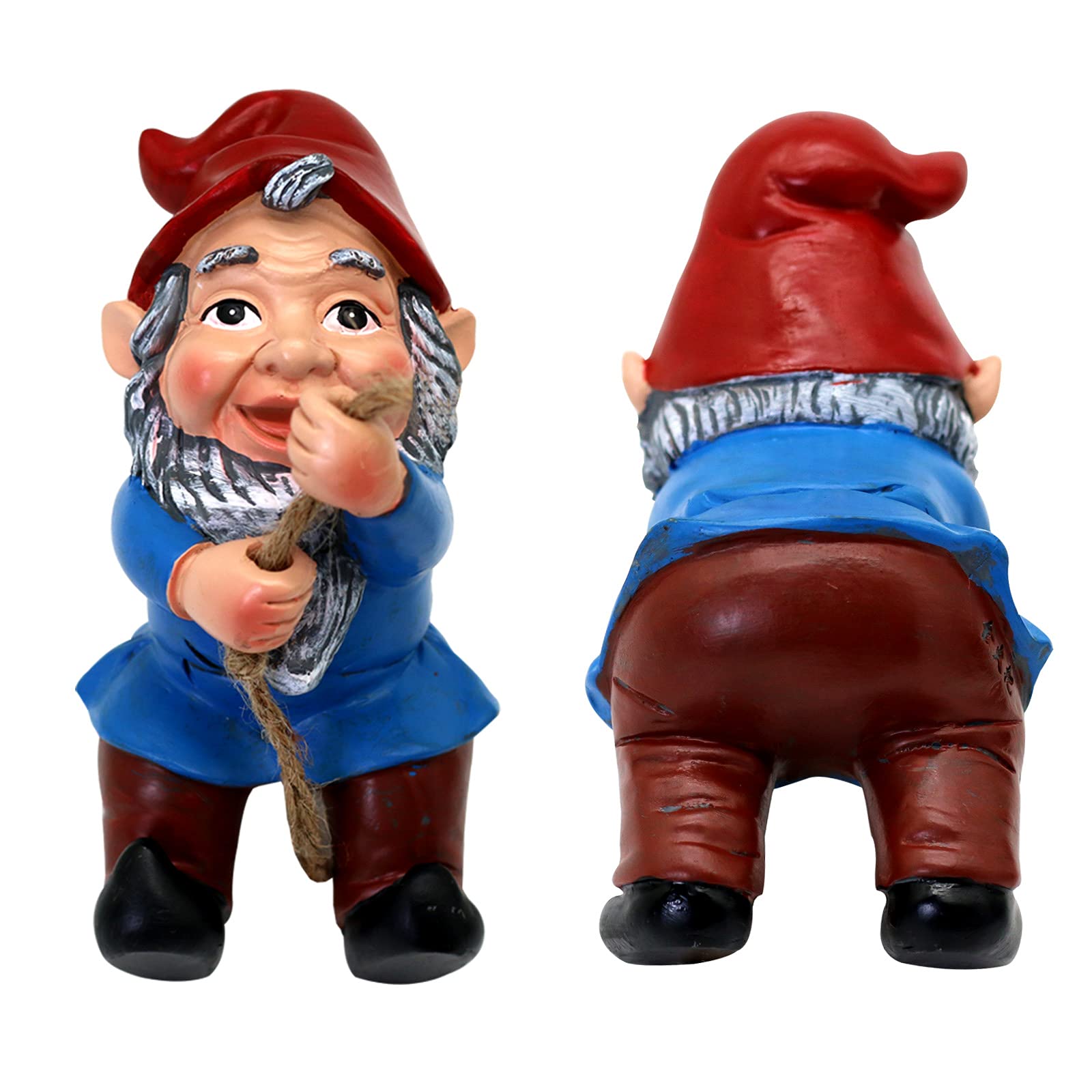 Funny Resin Climbing Gnomes Sculpture - Whimsical Outdoor Garden Decor for Tree Hugging, Home Patio, Lawn & Yard - Perfect for Garden Art, Holiday Ornaments & Unique Gift Ideas
