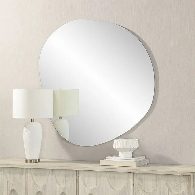 Lunaria Mirror - Elegant Wall Mirror for Home Decor, Bedroom & Living Room - Perfect for Vanity, Entryway & Interior Design