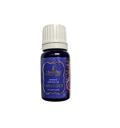 HANSIKA 100% Pure Lavender Essential Oil - 10ml for Hair Growth, Skin Care, Aromatherapy, Relaxation & Better Sleep | Use in Diffuser, Massage, Bath & DIY Beauty Products