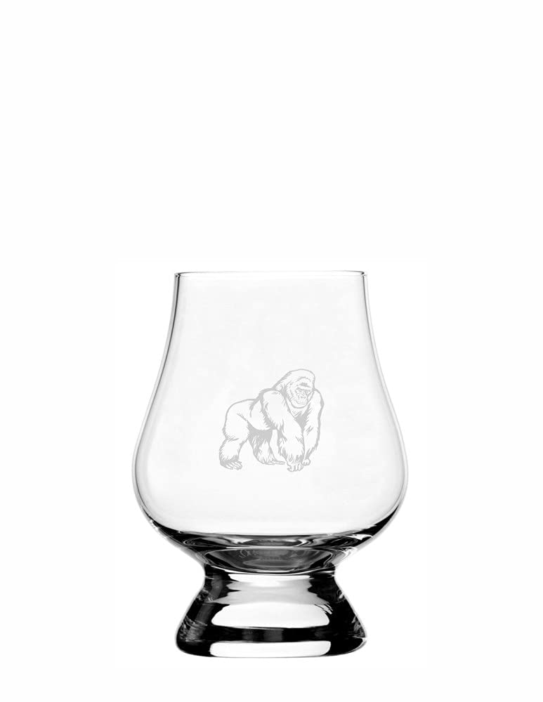Gorilla Zoo Animal Whisky Glass 2.5oz - Barware for Scotch Lovers