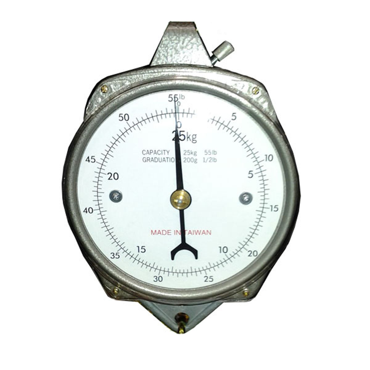 Zenport Accuzen 50-Pound Hanging Mechanical Dial Scale - Perfect for Shipping, Farming & Industrial Weighing Needs