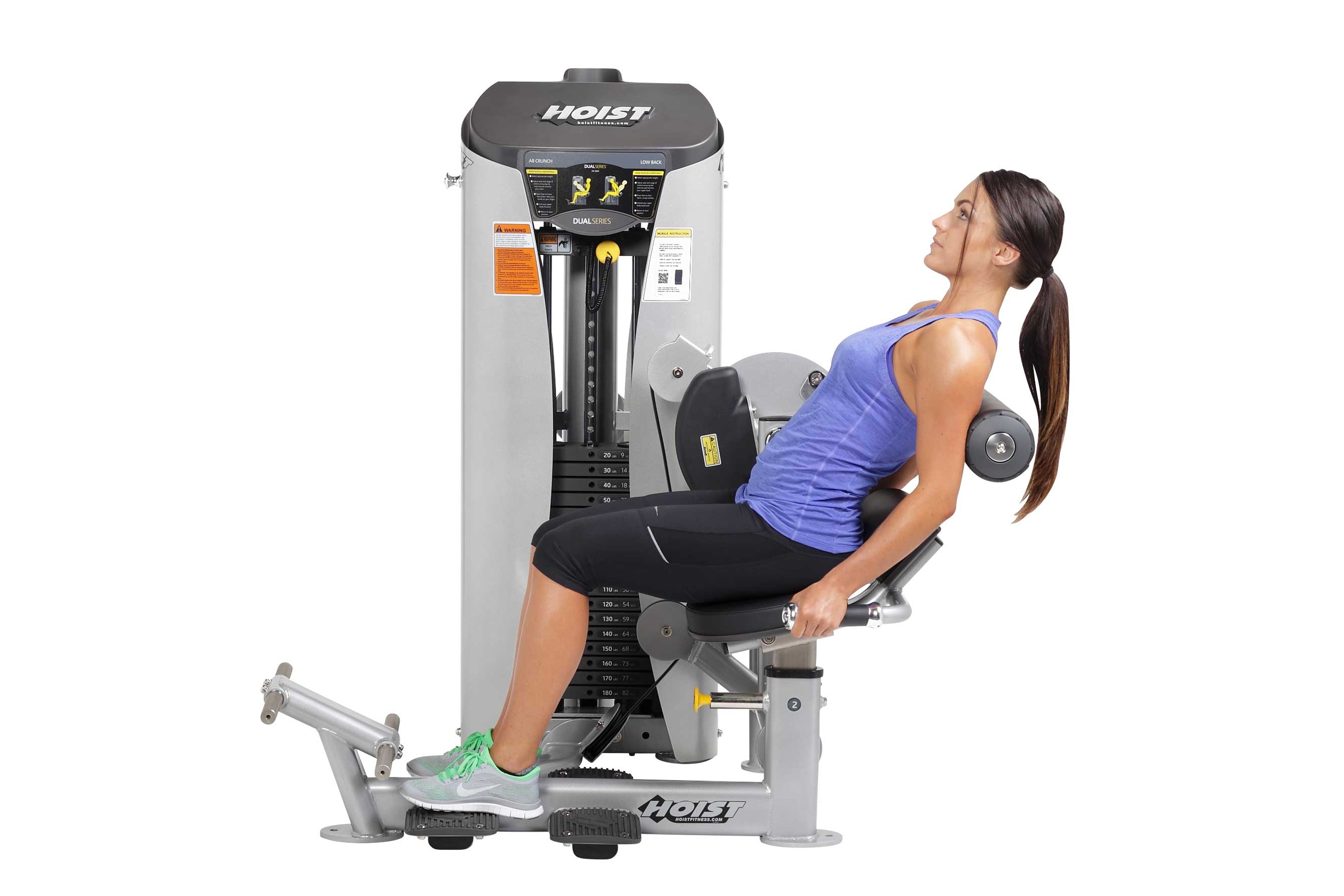 Hoist HD 3600 Ab Crunch and Low Back Workout Machine - Home Gym Equipment for Core Strength Training & Back Pain Relief | Perfect for Home Fitness, Commercial Gyms & Physical Therapy
