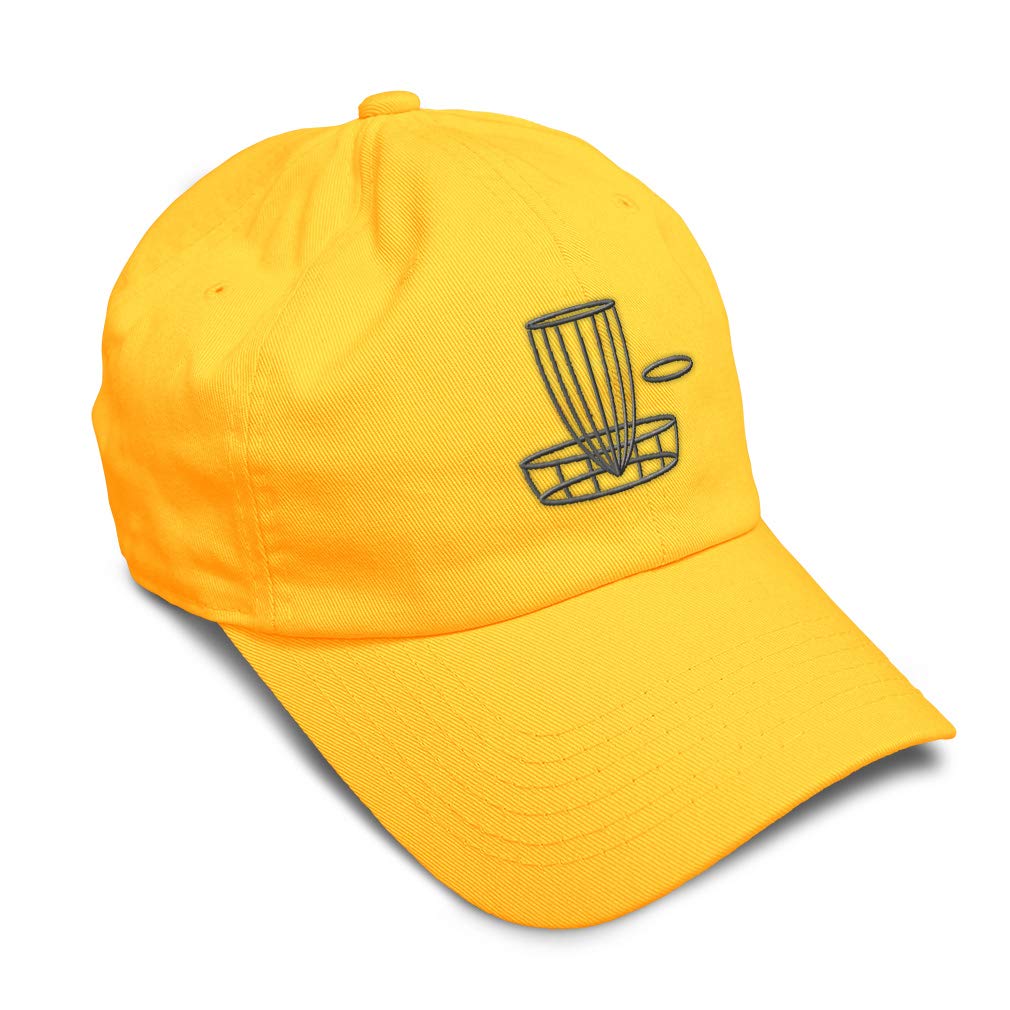 Speedy Pros Soft Baseball Cap - Grey Cotton Embroidery Disc Golf Hat for Men & Women | Outdoor Sports & Casual Wear