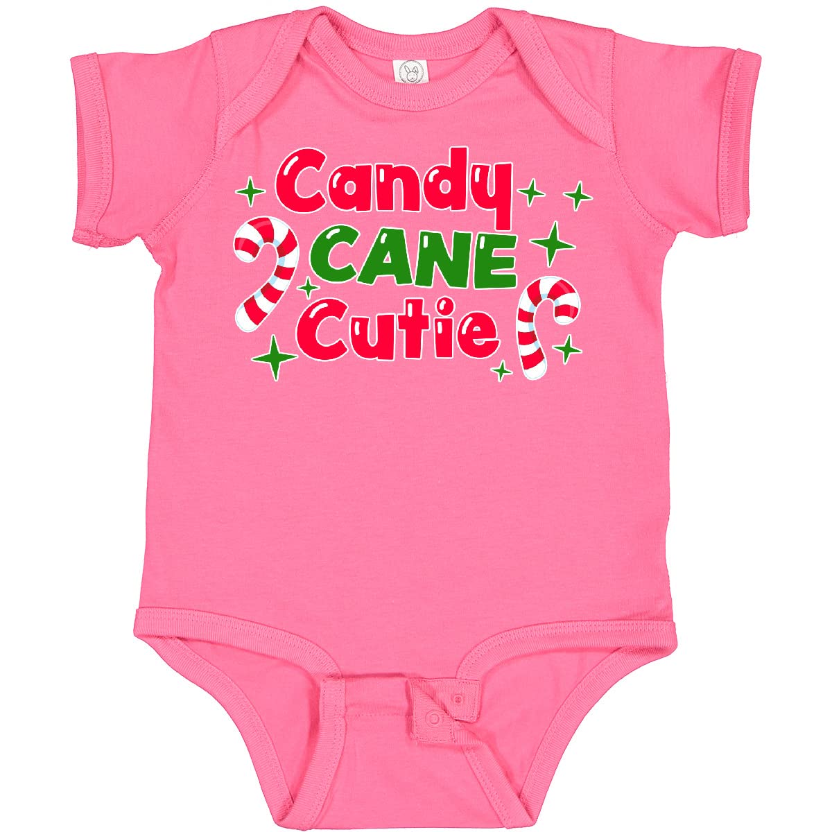 Inktastic Christmas Candy Cane Cutie Baby Bodysuit - Adorable Holiday Outfit for Infants & Toddlers - Perfect for Christmas Photos, Family Gatherings & Festive Celebrations