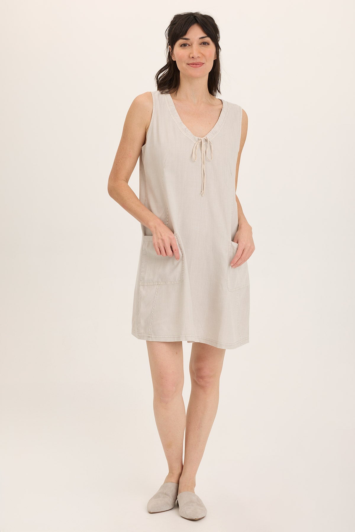Ashmon Women's Twill A-Line Mini Shift Dress - Casual Summer Dress for Work, Party & Everyday Wear