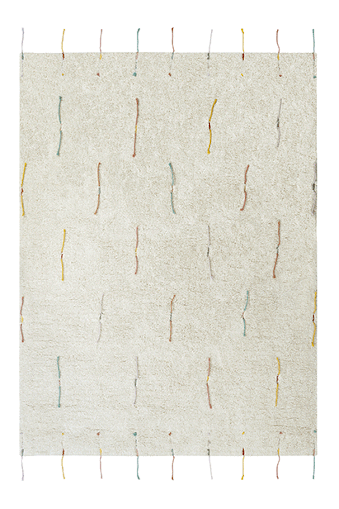 Lorena Canals Planet Bee Wildflowers Play Rug - Soft & Washable Kids Play Mat for Nursery, Bedroom & Playroom - Perfect for Toddlers & Infants