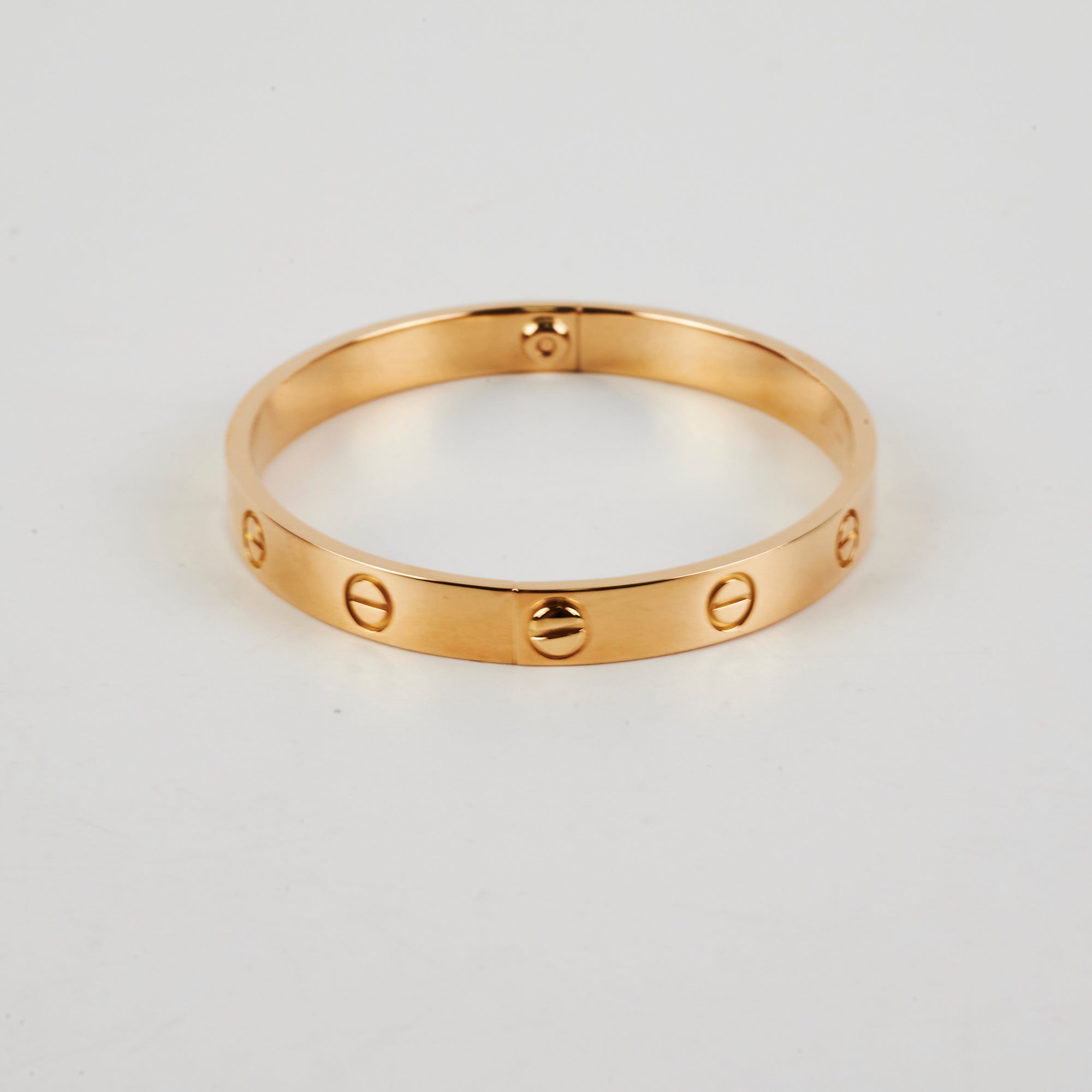 Cartier Love Bracelet 18K Yellow Gold Size 17 - Luxury Jewelry for Women, Perfect for Anniversaries, Weddings & Special Occasions