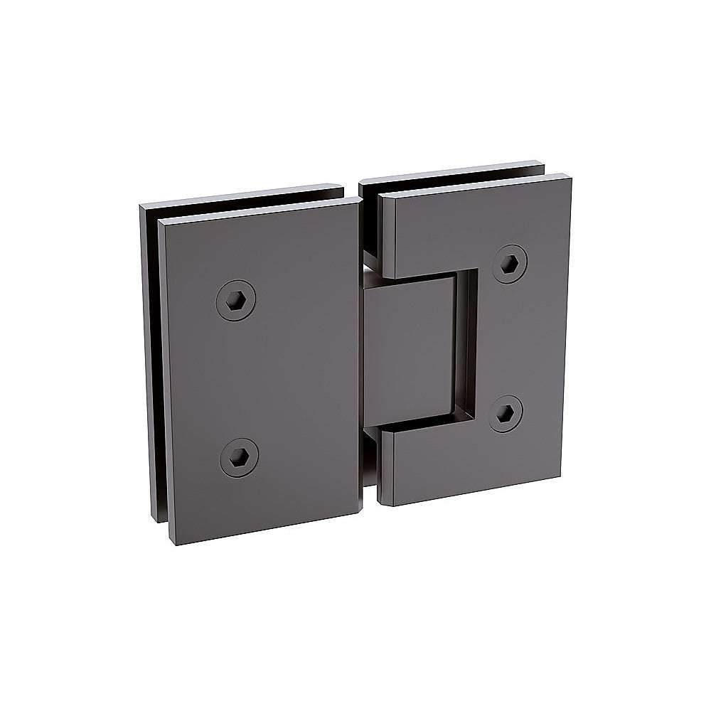 120cm Frameless Glass Bath Screen with Channel & Stainless Steel Hinges in Gunmetal - Waterproof Shower Enclosure for Modern Bathrooms, Spa-Like Experience