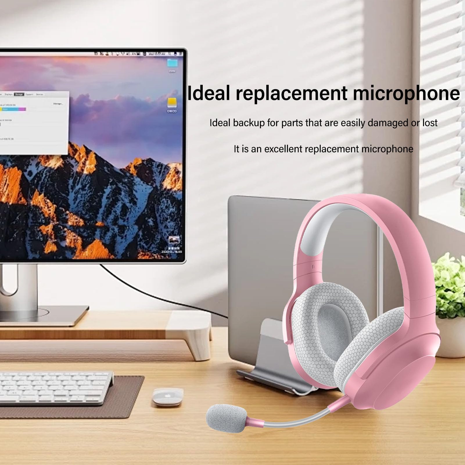 Cuifati Barracuda X Detachable Gaming Microphone Replacement - 3.5mm Noise Cancelling Mic for PC, PS4, PS5, Xbox Headsets - Perfect for Streaming, Online Gaming & Voice Chat