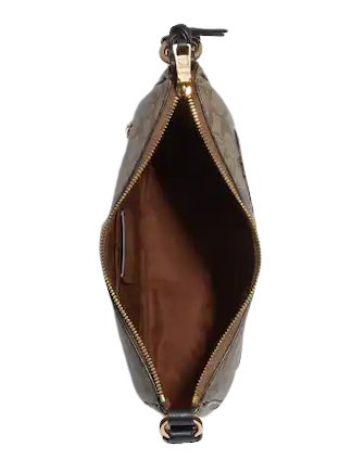 Coach Ellie File Bag in Signature Canvas with Disco Patches - Stylish Crossbody Bag for Women, Perfect for Work, Travel & Everyday Use