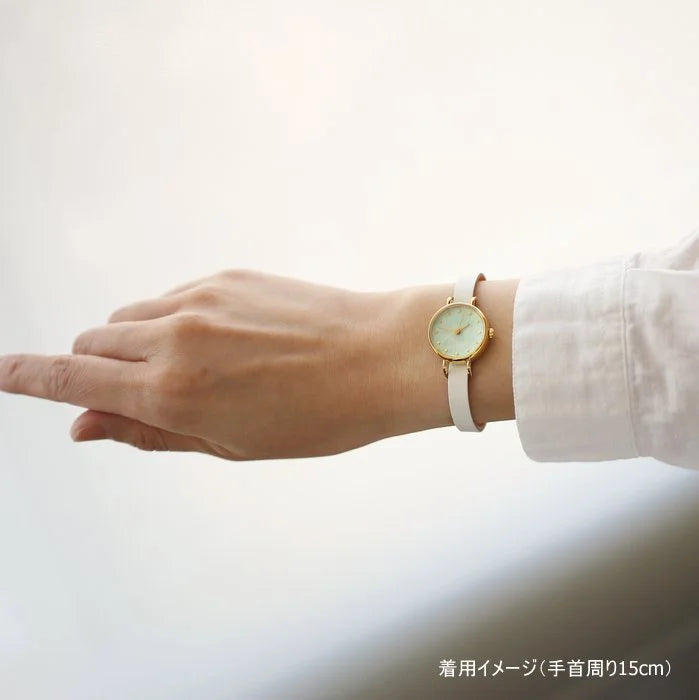 Elegant Women's Amazonite Wristwatch - Pale Greenish Blue Japanese Handmade Watch for Casual & Formal Occasions