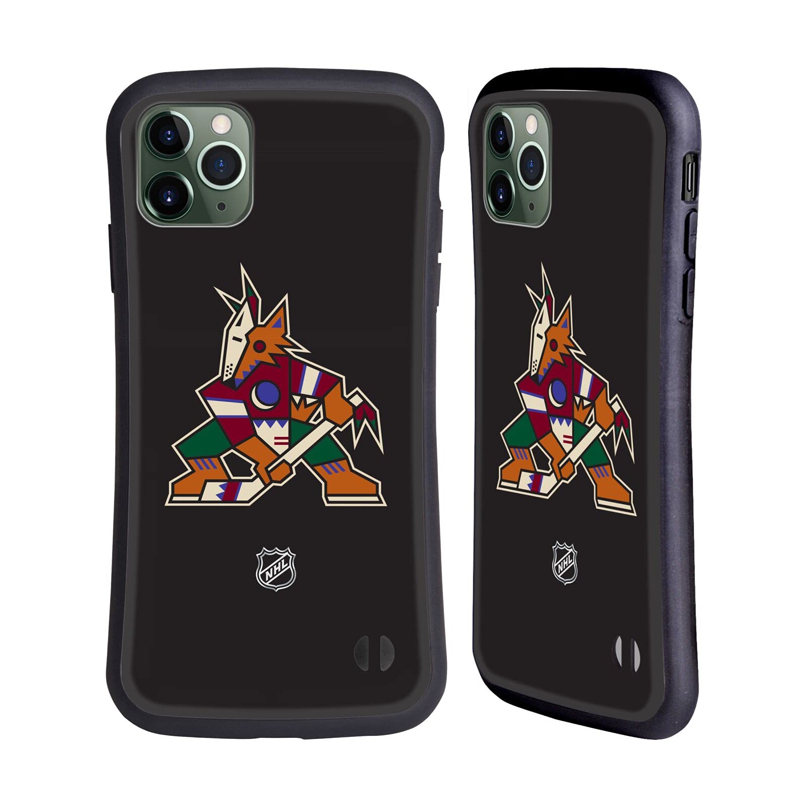 Officially Licensed NHL Arizona Coyotes Hybrid Phone Case for Apple iPhone 11 Pro Max - Durable Protection for Hockey Fans | Perfect for Game Days, Work & Everyday Use