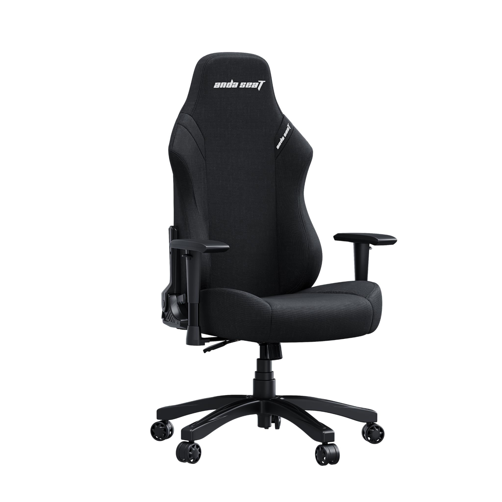 Anda Seat LUNA Fabric Gaming Chair - Ergonomic Office Chair with Lumbar Support for PC, Console & Work - Black - Perfect for Gaming, Streaming & Home Office