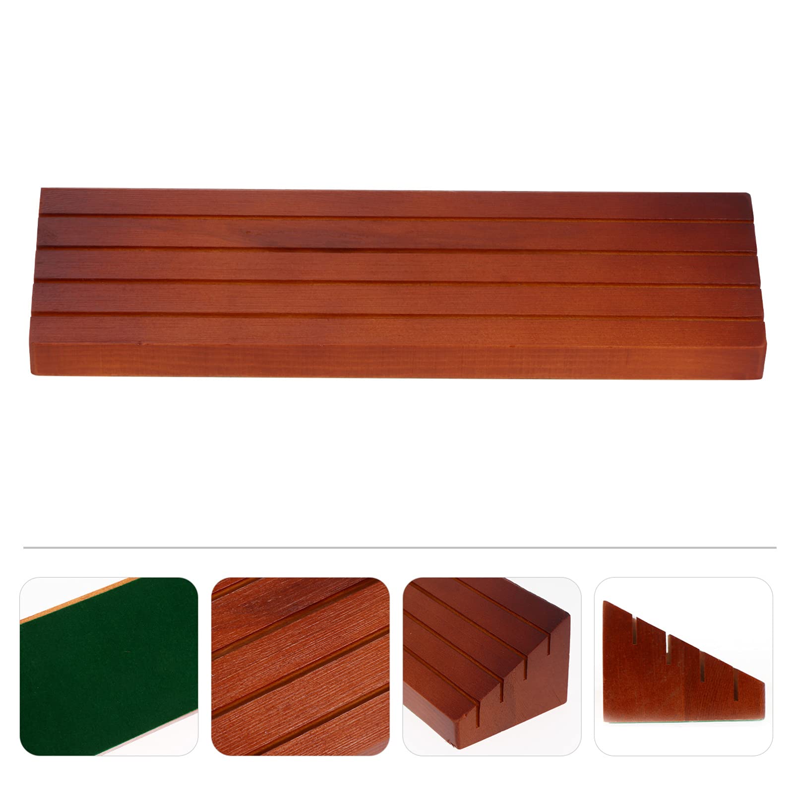 Wooden Card Holder & Plastic Playing Card Tray - Poker Game Organizer, Tabletop Stand for Game Cards, Board Games, and Casino Nights - Perfect for Poker Nights, Family Game Time, and Casino-Themed Parties