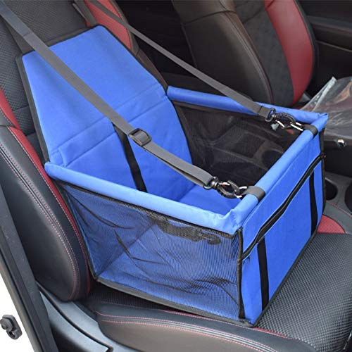 Portable Pet Carrier Bag for Dogs & Cats - Foldable Travel Dog Car Seat Cover, Mesh Hammock & Hanging Carrier for Car - Perfect for Travel, Hiking, Walking & Outdoor Adventures with Your Pet