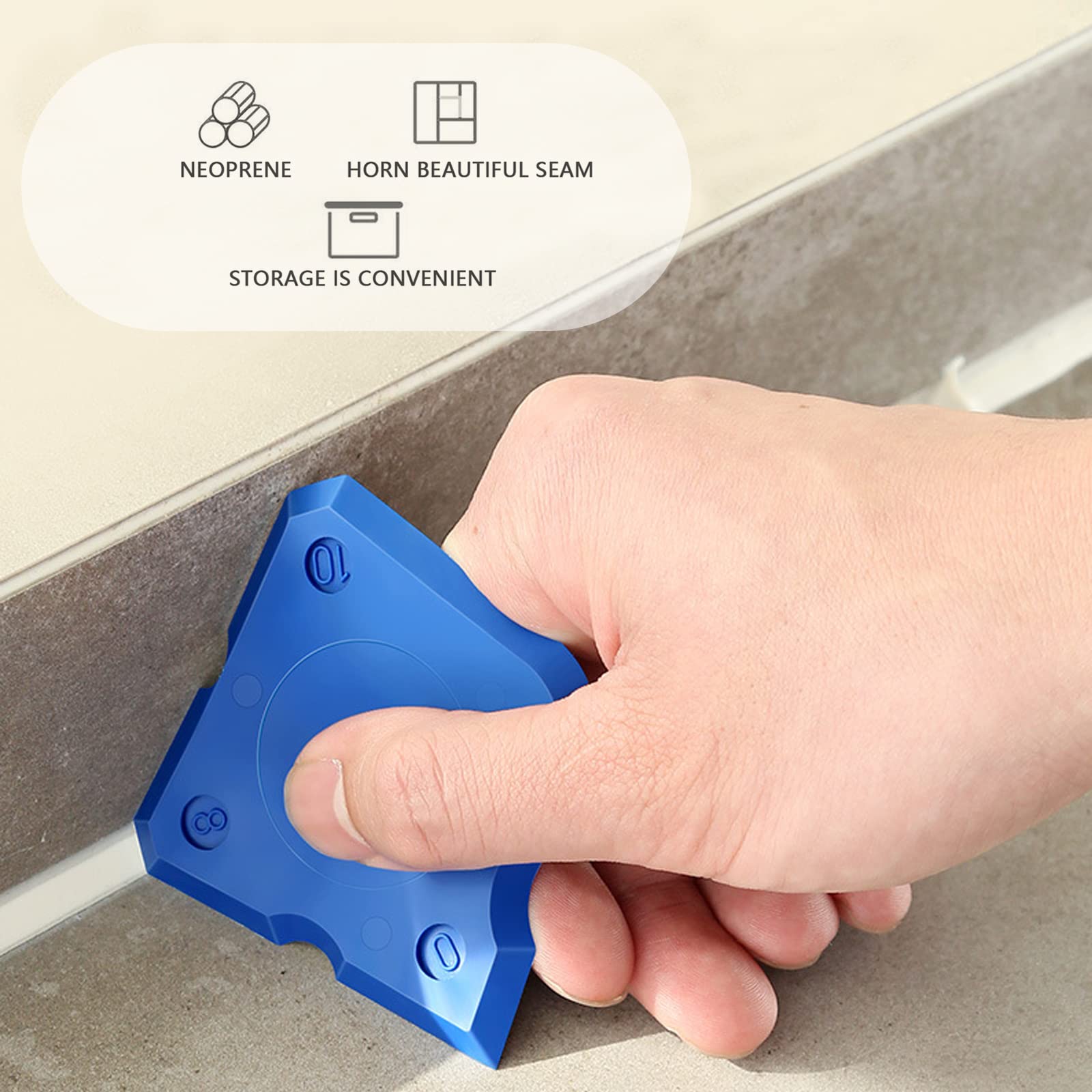11-Piece Professional Caulking Tool Kit with Sealant Finishing Tools - Easy Silicone Caulking Guides, Caulk Removal & Fill Tools - Perfect for Bathroom, Kitchen & Window Sealing Projects