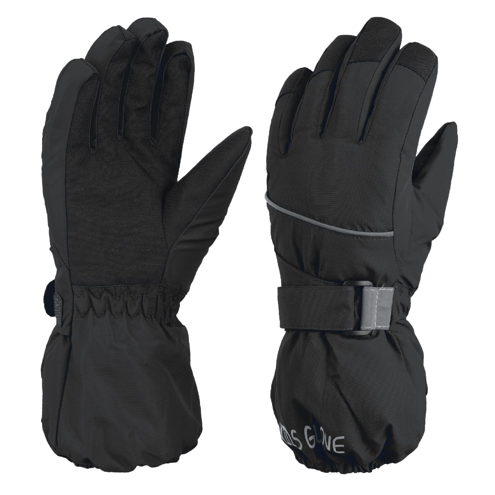 **JEELAD Kids Winter Snow Gloves - Waterproof & Warm Ski Gloves for Boys & Girls - Perfect for Snowboarding, Skiing & Outdoor Winter Play**