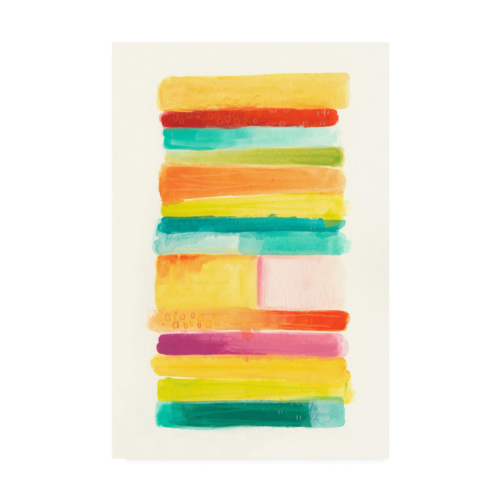 Trademark Fine Art Layer Cake I by June Erica Vess - 30x47 Wall Art Print - Perfect for Living Room, Bedroom & Office Decor