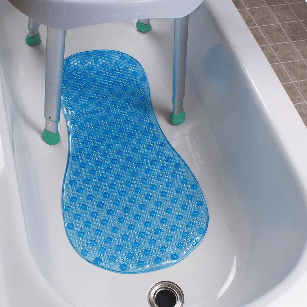 CAREX® Non-Slip Bath Mat - Super Absorbent, Quick Dry, Anti-Bacterial Shower Mat for Bathroom Safety - Perfect for Elderly, Kids & Pets (18