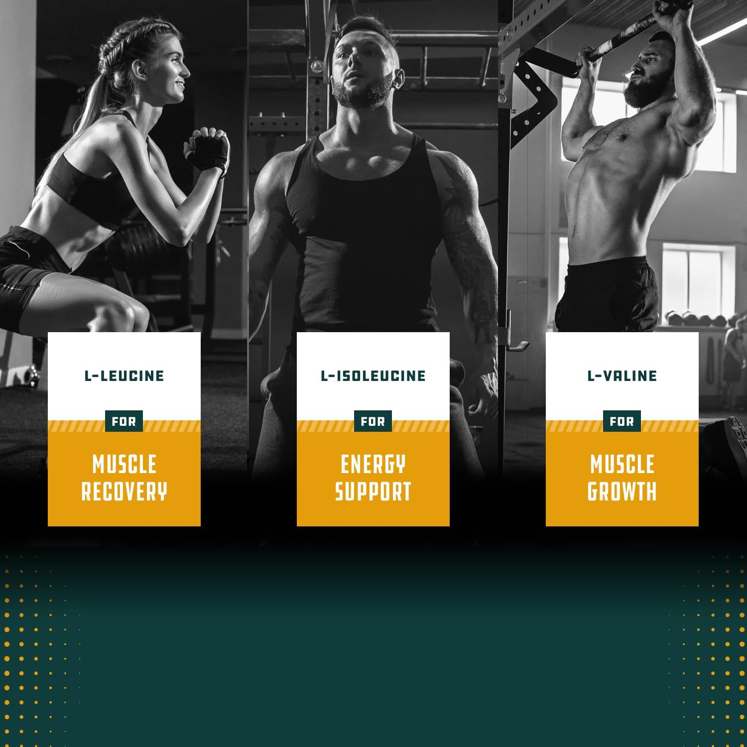 Vegan BCAA Supplement Tablets - Post Workout Muscle Recovery & Growth Support for Men & Women - Branched Chain Amino Acids for Fitness Enthusiasts - 120 Count - Ideal for Gym Training, Muscle Repair and Athletic Performance Enhancement